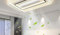 Tại Sao Nên Sử Dụng Đèn Quạt Ốp Trần Trong Phòng Khách