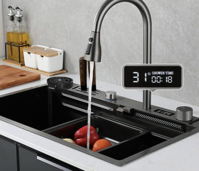 LAVABO RỬA CHÉN THÔNG MINH